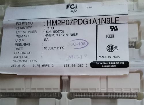 FCI 连接器HM2P07PDG1A1N9LF 原装  现货供应 可出售样品