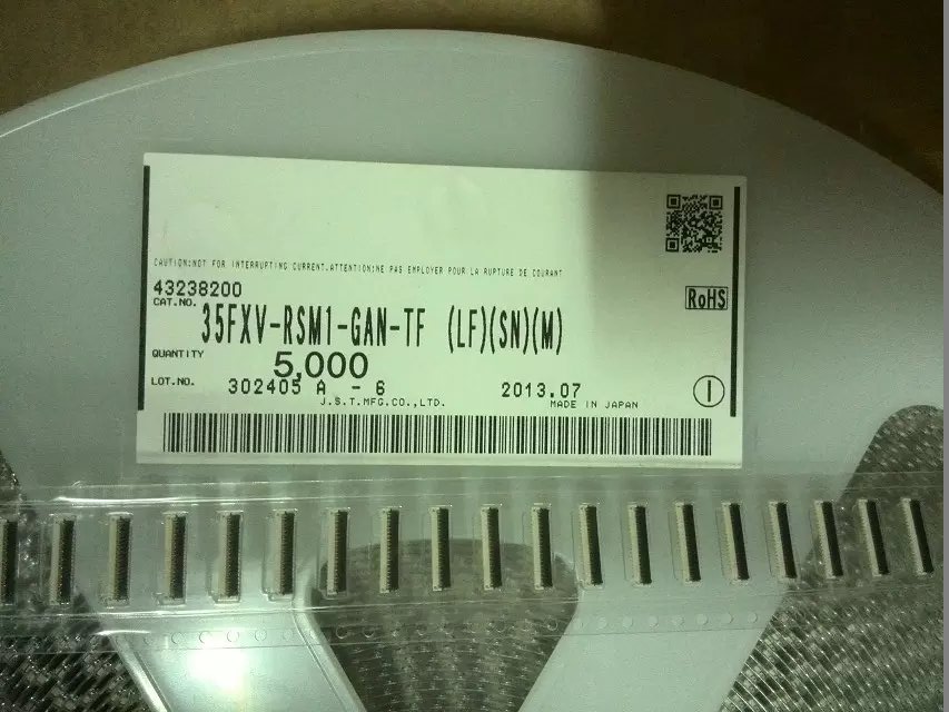 JST 连接器 35FXV-RSM1-GAN-TF FFC/FPC 原装 公司现货