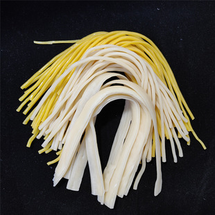 东北牛筋面老式麻辣烫专用面1斤粗玉米面条半干黄面鲜湿白宽筋面