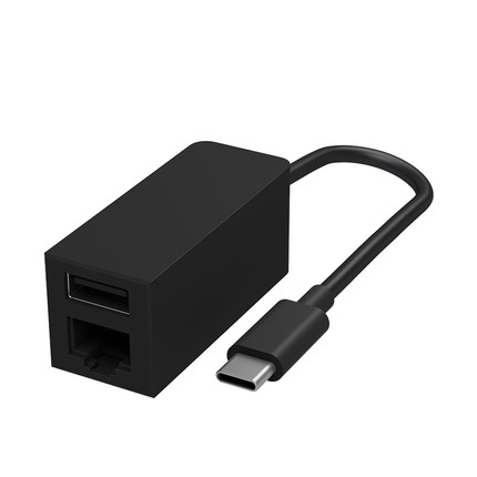 微软Surface 原装USB-C转以太网+USB3.0高清适配器USB-C转HDMI口