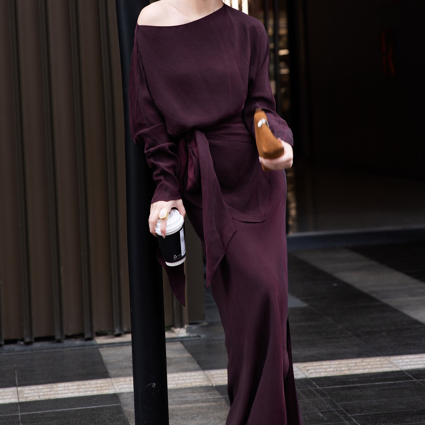 气质款显瘦收腰高端时尚女神风范巨好看高腰鱼尾开衩半身裙套装