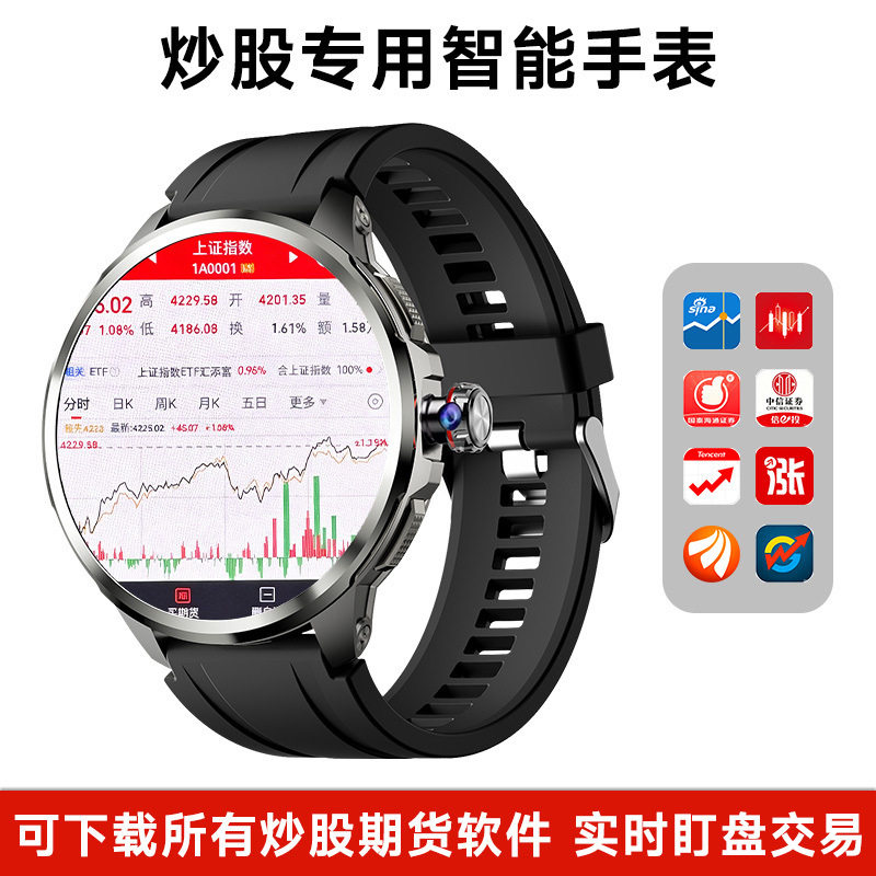 炒股期货大屏浮窗插卡智能手表