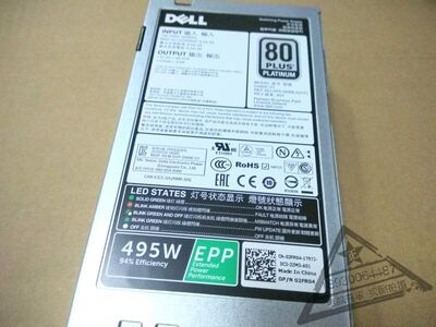 2FR04 9338D DELL R630 495W电源 R730/R530/T630/R640原装电源