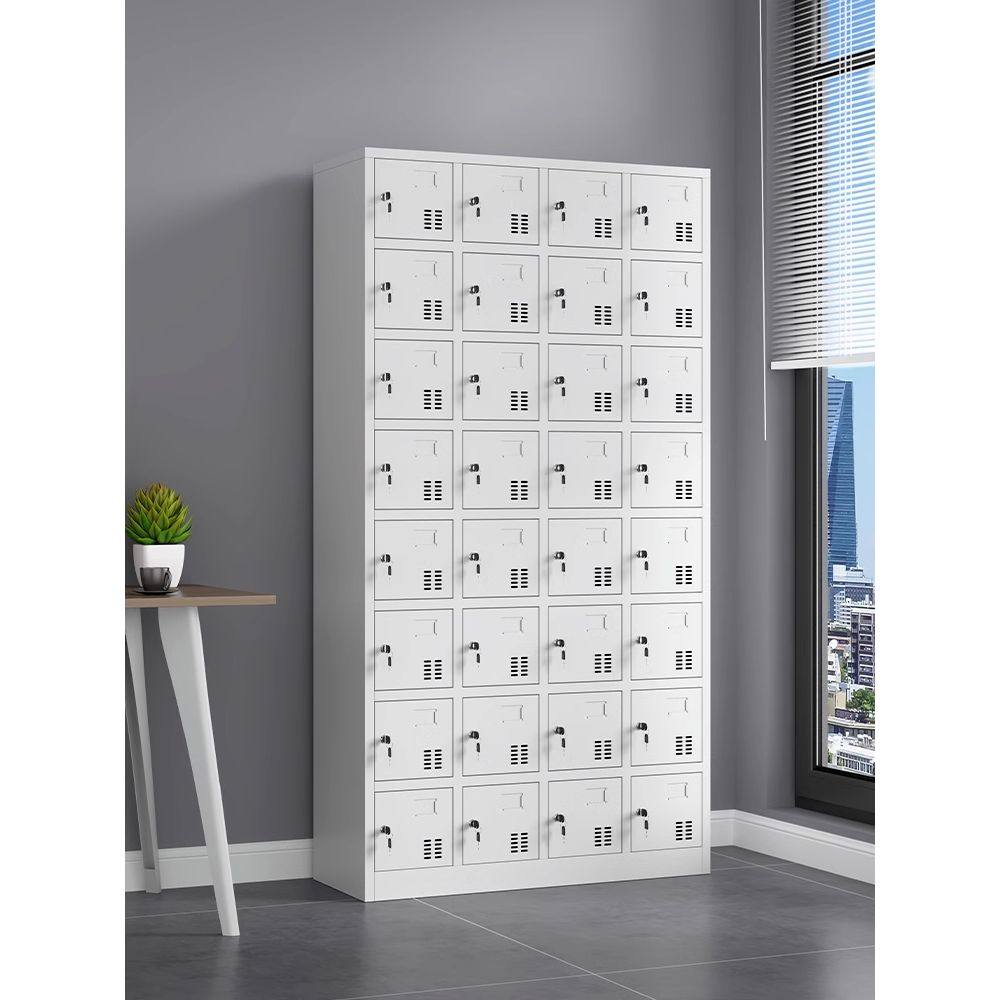 安徽深圳浙江24门员工储物柜带锁32格碗柜工厂车间鞋柜多门柜子