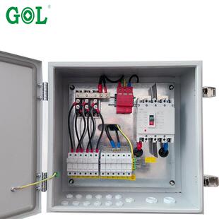 光伏太阳能直防雷流配电 汇流箱DC100V0 6进出防4进1出尘1防水等