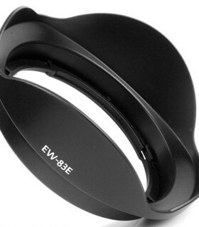 EW-83E遮光罩 适用佳能16-35 10-22 17-40mm f/4L USM镜头遮光罩