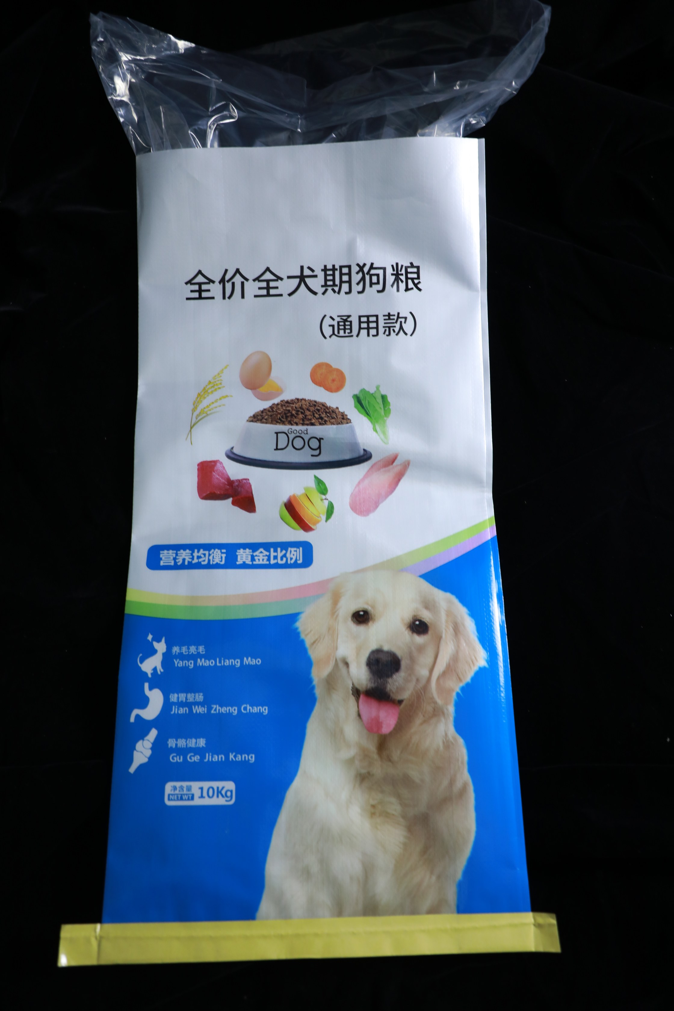 徽乐定做狗粮袋编织蛇皮覆膜袋通用型饲料狗粮袋编织袋宠物包装袋
