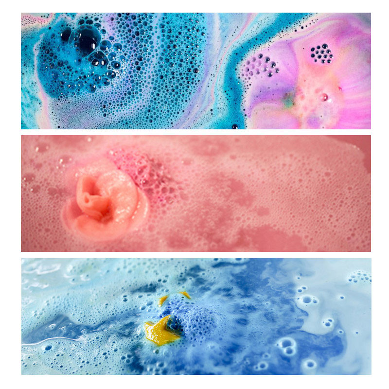 lush 包邮 现货50-200g量贩 星夜性感 璀璨星河星空气泡弹 入浴剂