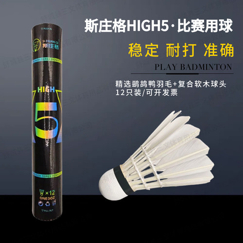 斯庄格high5黑5鹚鸪鸭中小方耐打12只娱乐室外训练比赛