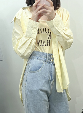 NN | 2025秋季新款时尚百搭气质高级感衬衫背心时尚两件套网红款