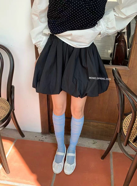 NN | 2025新款百搭韩版显瘦设计感女夏秋半身裙短裙甜美花苞裙