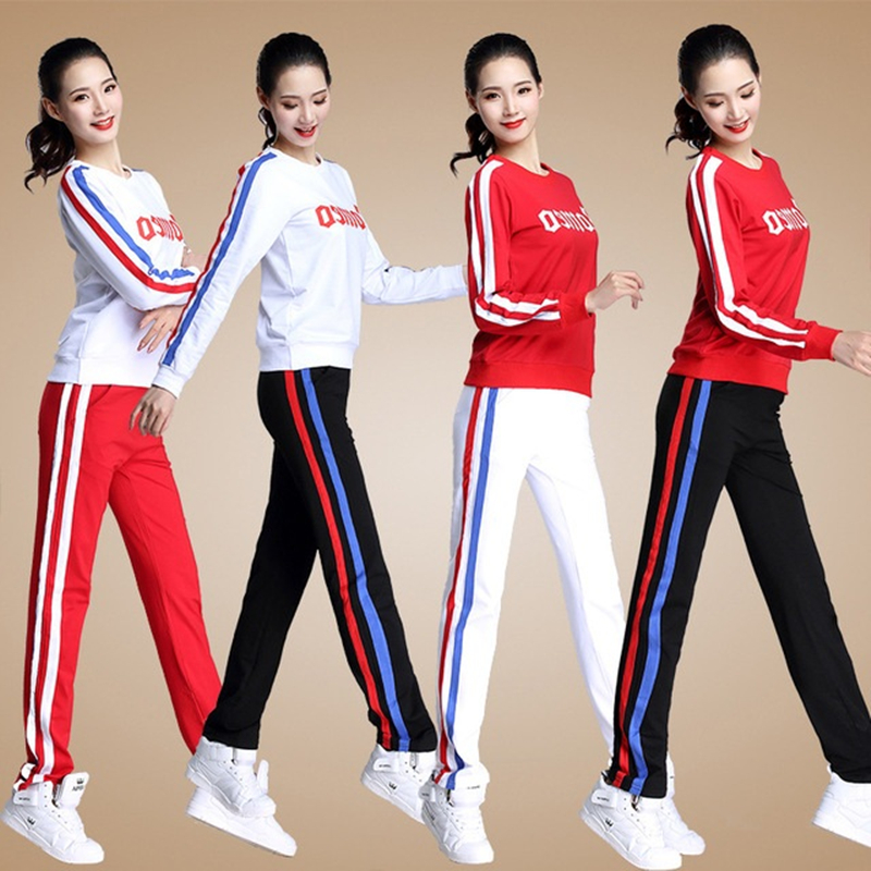 云裳春英广场舞服装女新款套装秋季曳步舞时尚健身操运动装跳舞衣