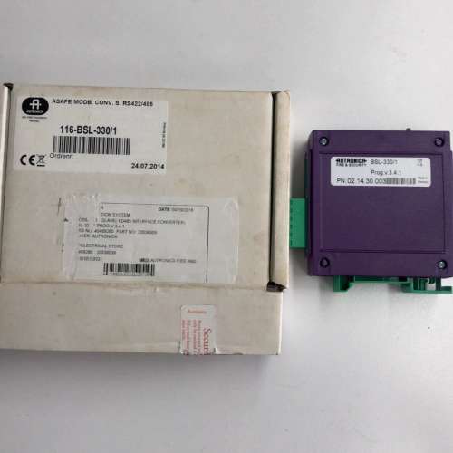 Autronica火灾报警控制器，型号BSL-330/1，带