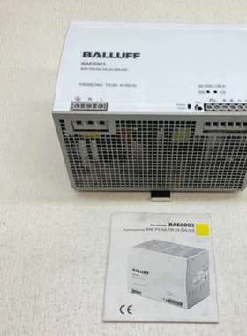 巴鲁夫 BAE0003 24 VDC 20 Amp 电源供应