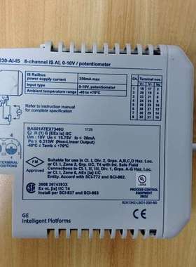 GE模块  8000 I/O  8230-AI-IS议价