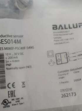 巴鲁夫 BES014M BES M08EF-PSC4