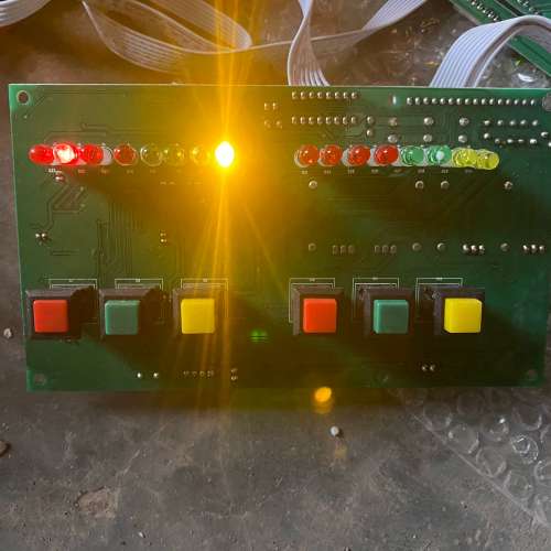 赋安FS5092/2，分区控制按键板，回路板，功能测试正常，