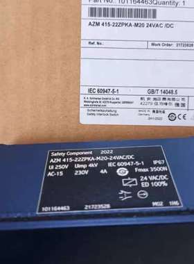 AZM 415-22ZPKA-M20 24VAC/DC施迈赛