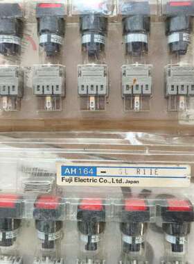 正品富士AH164-SLR11E红色按钮开关