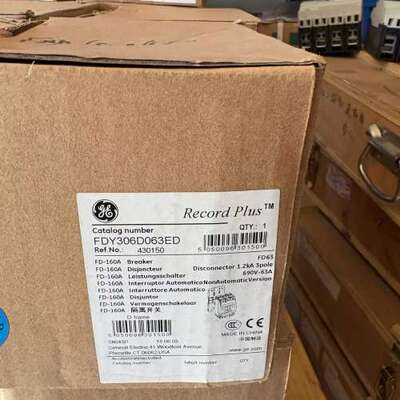 GE Record Plus断路器FDY306D063ED、