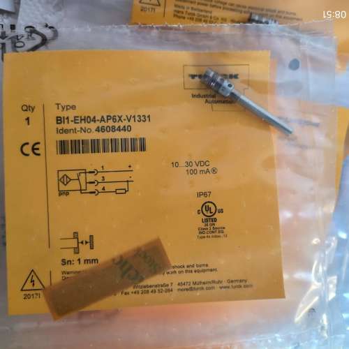 议价图尔克传感器BI1-EH04-AP6X-V1331