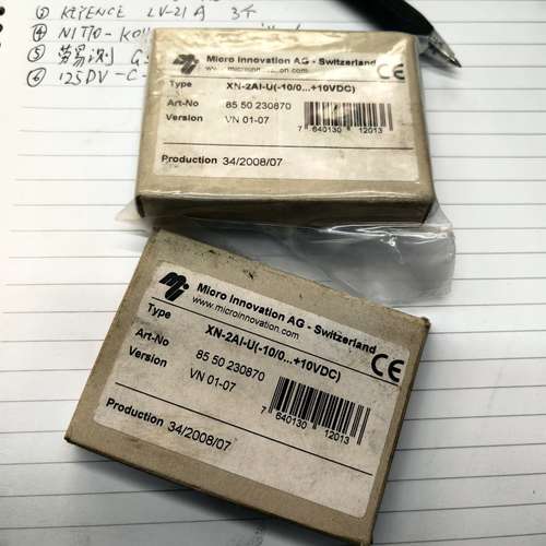MICRO XN-2AI-U PLC模块 库存件