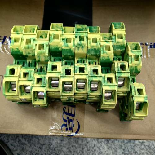 WAGO 285 35MM 地线端子 件 图上10个