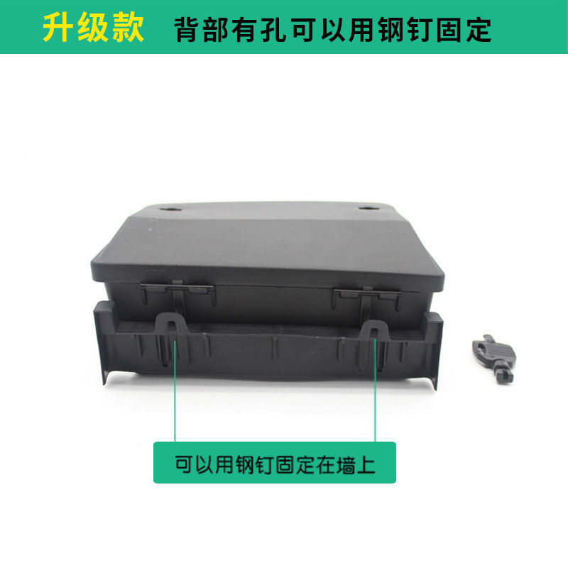 업그레이드된 검정색 커버 중간 사각형 미끼 스테이션 다기능 쥐덫 마우스 상자 공장 검사 공장 특수 마우스 트랩 상자