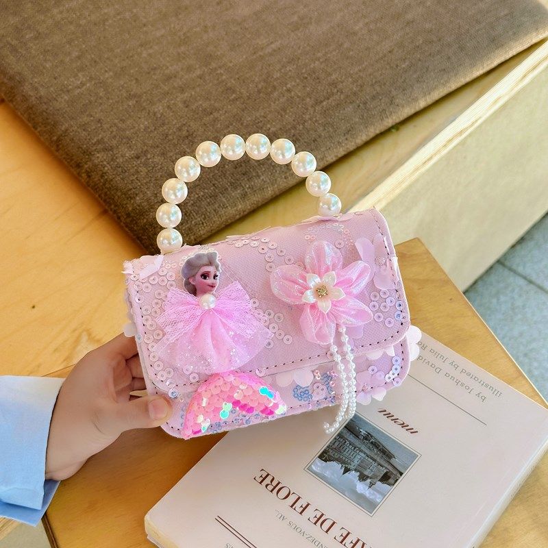 儿童包包女2024新款公主小包女孩手提包洋气时尚链条单肩斜挎包礼
