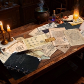 桌垫魔药课笔记魔法系列不现实商店 鼠标垫900x400mm