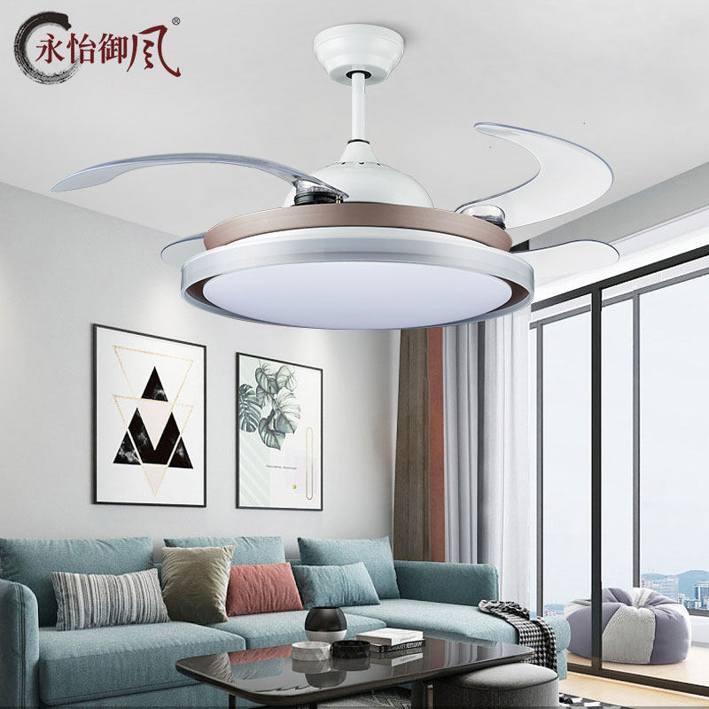 正品现代时尚隐形风扇灯豪华出口品质品牌6603吊扇灯客厅餐厅吊灯