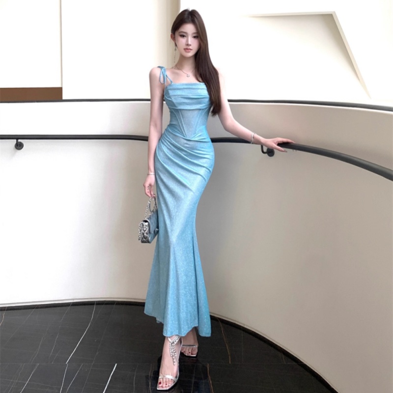 宴会派对礼服女名媛高端亮片闪闪