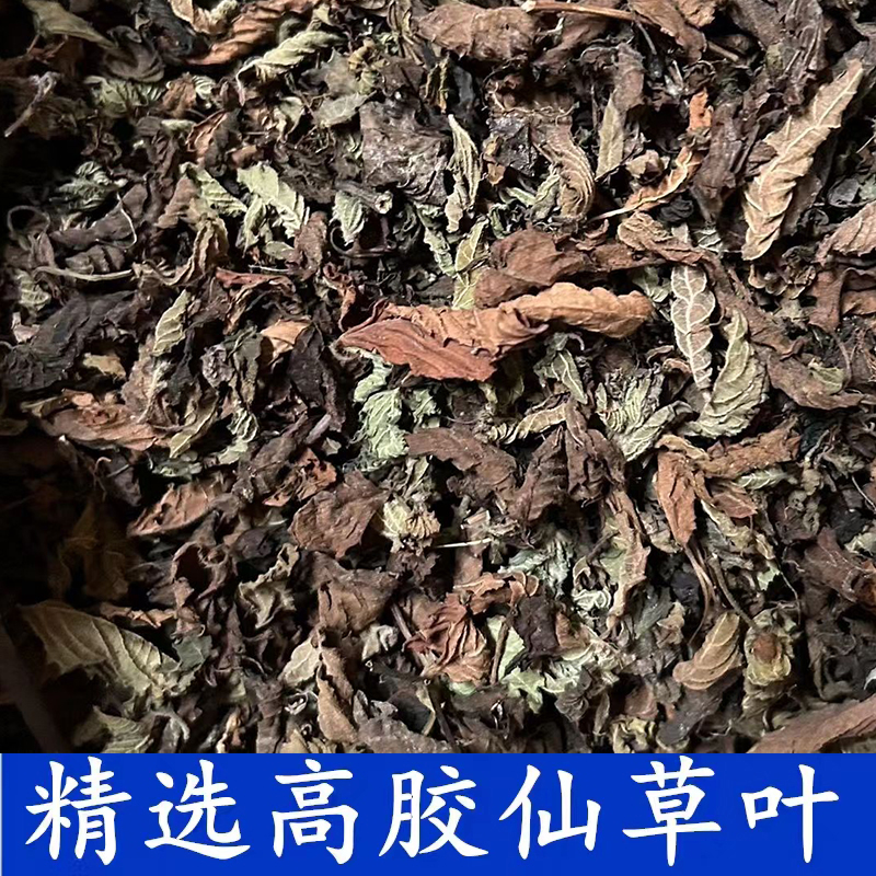 高胶质仙草全叶正宗仙人草黑凉粉草干烧仙草龟苓膏原料草粿草叶子