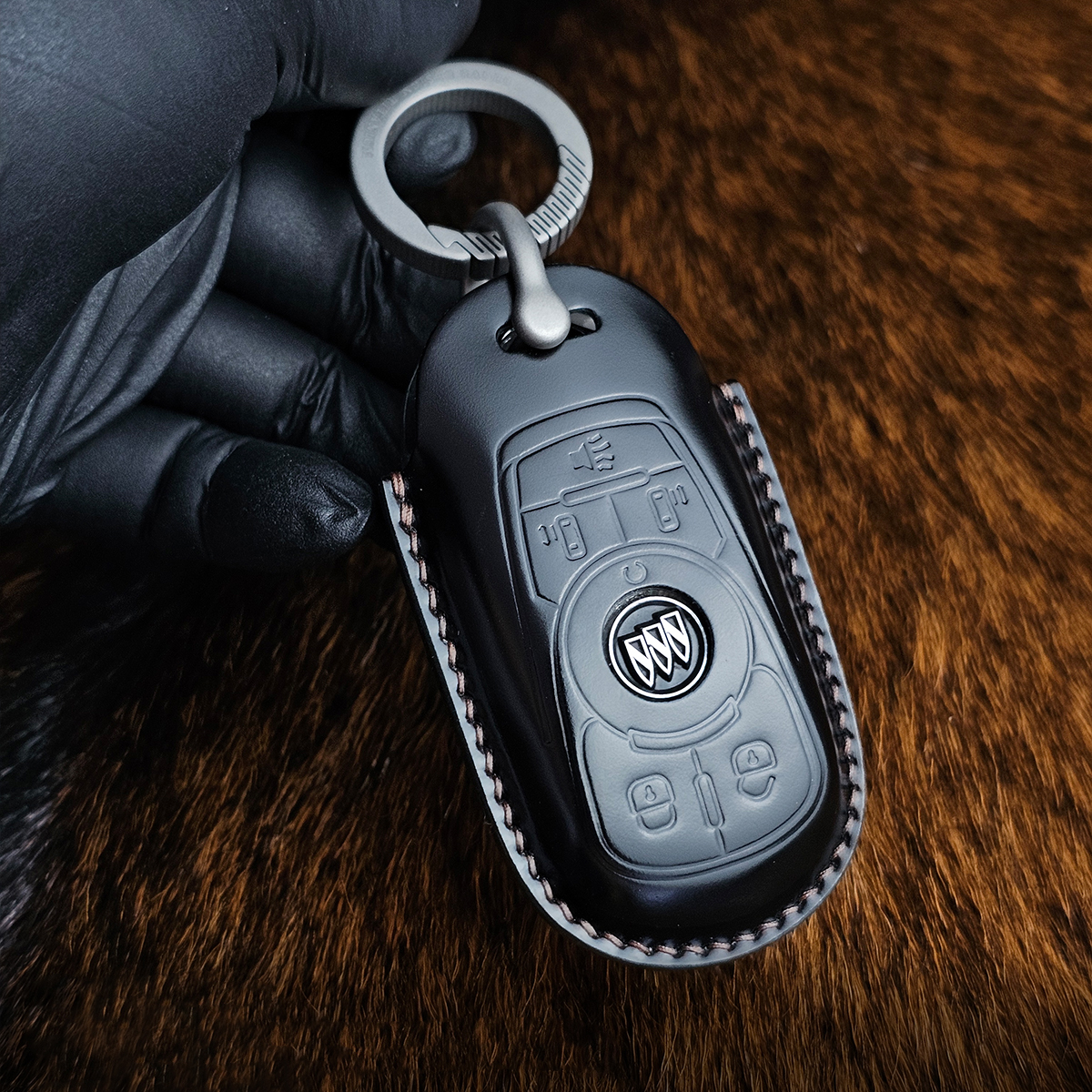 别克高档君越陆尊威朗手工钥匙包