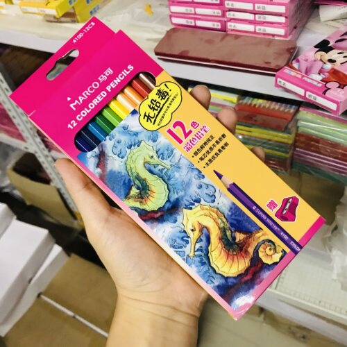 【亏本清仓】马可彩铅小学幼儿童12/24/36色油性美术彩色铅笔4100