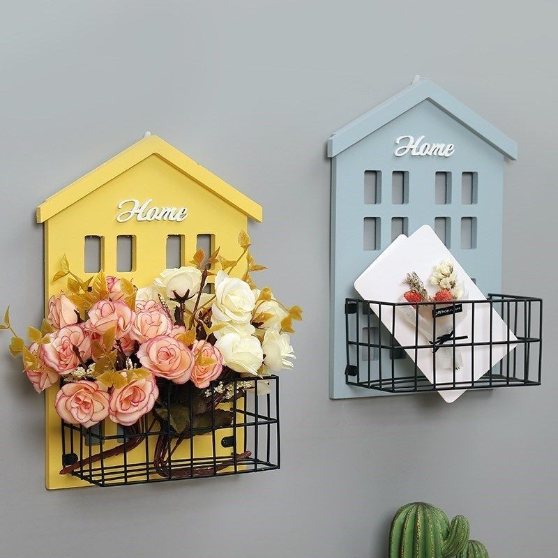 田园创意铁艺信箱置物架收纳架挂钩墙面墙饰墙壁室外小邮箱装饰品|ruв категории Домашний быт, роспись - от Buy2taobao.com для оказания профессиональной услуги покупки агента Taobao