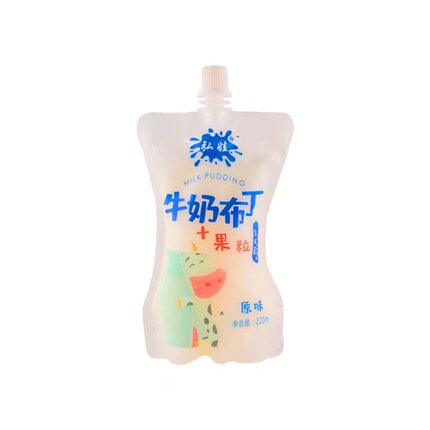牛奶布丁草莓黄桃原味新鲜混装商用弘娃乳酸菌风味饮料加果粒整箱