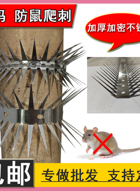 天然气管道水管空调罩阳台护栏电线铁丝防猫防盗神器防鼠爬刺网钉