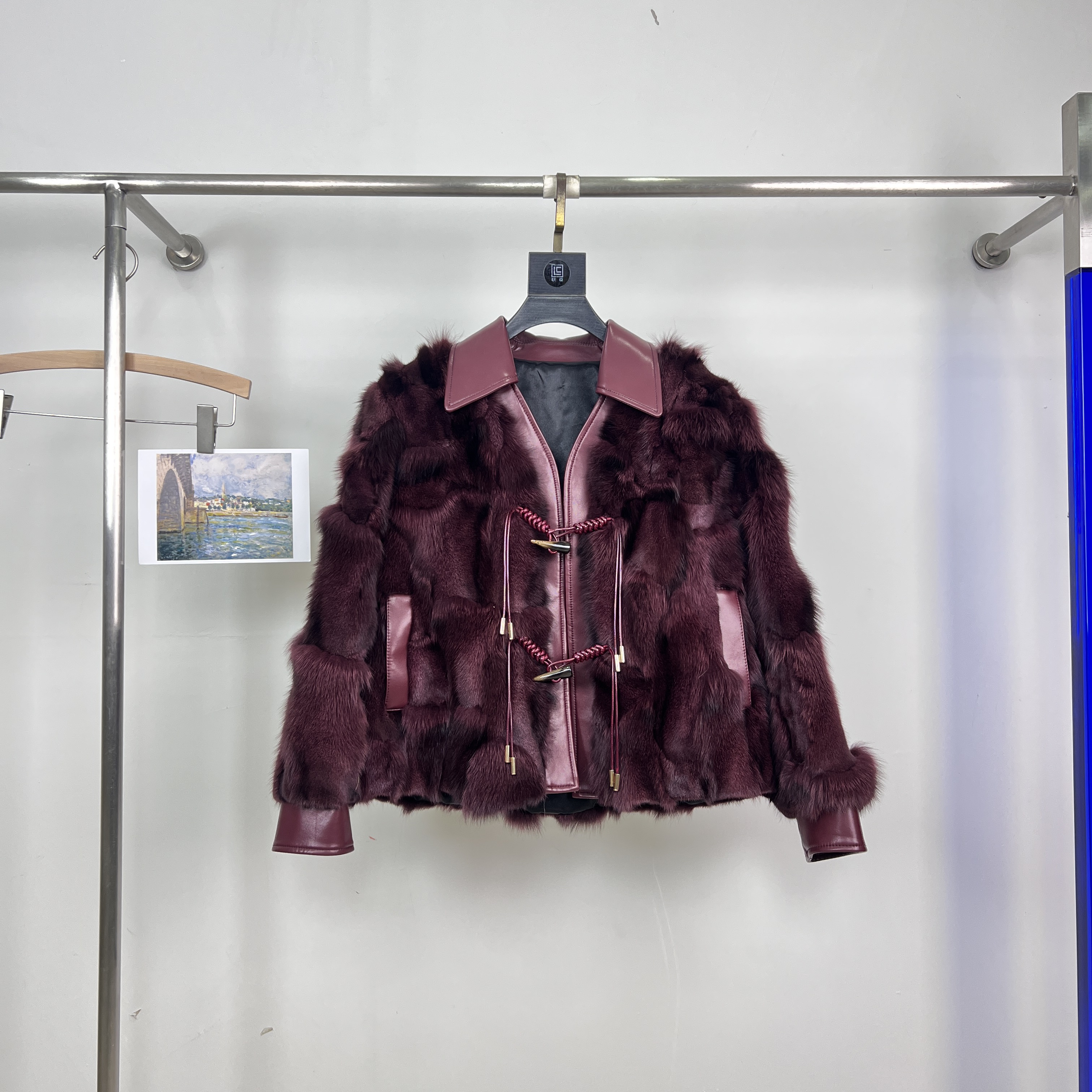 玥儿家轻奢皮草保暖皮毛一体外套（含100狐狸毛）YY+006