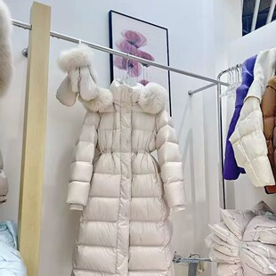 玥儿保暖羽绒服外套(配可拆真狐狸毛毛领+手套)GLM202