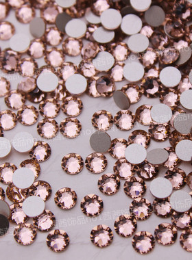 奥地利施钻水晶华子2088平底圆形钻319古典玫瑰 美甲DIY饰品粘钻