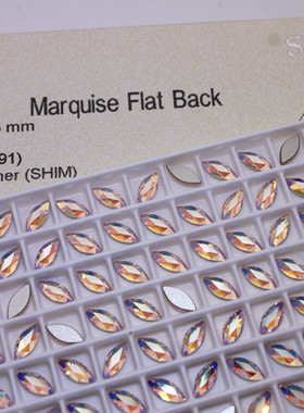 施家水钻奥地利水晶2201闪烁丝绸391SHIM平底异形马眼美甲饰品钻