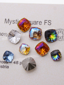 奥地利施家华子水晶4460万花筒方钻美甲贴钻堆钻饰品DIY10MM 8MM