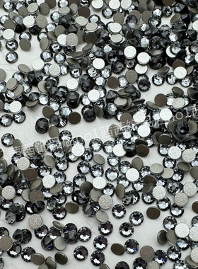 进口奥地利施家水晶2088平底圆形钻001SINI银色夜影美甲饰品钻DIY