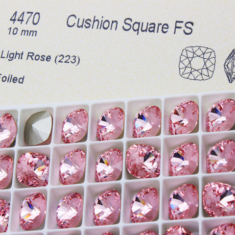 尖底肥方奥钻水晶美甲饰品甲片钻