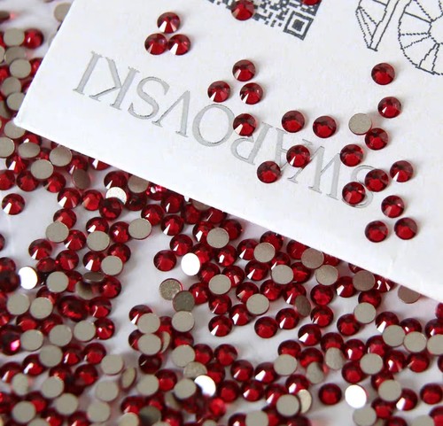 华子美甲钻2088平底圆钻276绯红