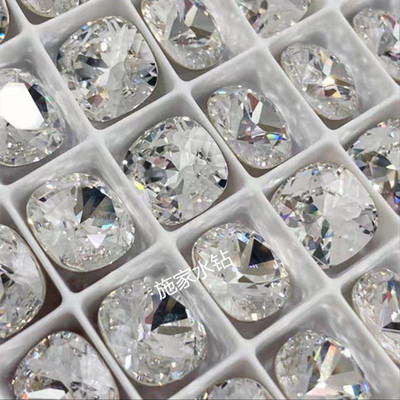 奥地利4470肥方华子水钻美甲饰品