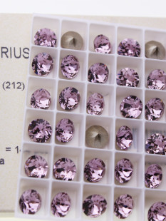 施家水钻1088尖底圆形钻212浅紫色美甲饰品DIY堆钻耳钉配钻手表钻