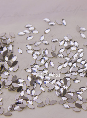 施家水钻2200迷你平底马眼奥地利美甲饰品钻手工DIY华子堆钻4*2mm