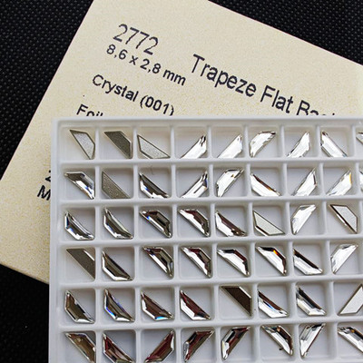 施家水钻2772梯形美甲饰品华子钻